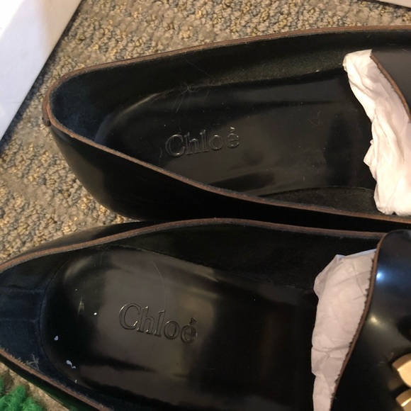 Chloé Black Harvard Loafers Flats - Picture 5 of 6